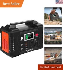 200W Portable Power Station, 40800mAh Battery for Camping & Emergency Backup