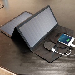 18V 21W Foldable Solar Charger Panel Waterproof For Battery Mobile Phone Outdoor