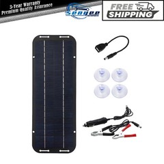 30W Solar Panel Kit 12V Trickle Charger Battery Charger Maintainer Boat RV Car