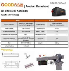 Single Axis String Powered Controller Single-Axis Solar Tracking System