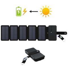 Foldable Solar Panels Cell 5V 20-40W Portable Outdoor USB Output Battery Charger