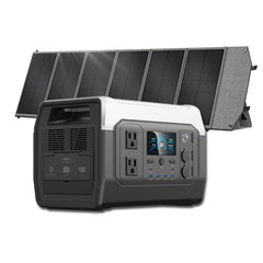 Camping Power Station Outdoor 1024Wh Lifepo4 AC Portable Solar Generator 200W 20