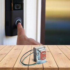 Shielded 16V 30VA Doorbell Transformer for Reliable Video Doorbell Power Supply