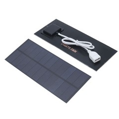 2.5W Solar Panel 188×78.5mm Solar Charging Board 3.7V‑5V Battery Charger Portabl