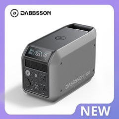 Dabbsson 1000L 1008Wh 1200W Portable Power Station Generator Outdoor/Home Backup