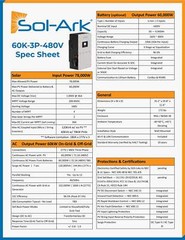 Commercial 240KW Solar Array – 3 Phase 480V Solar Kit + 4x 60K 480V Sol-Ark Inve