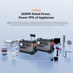 Blackview OSCAL PowerMax 3600W Portable Power Station 3600Wh Solar LiFePO4