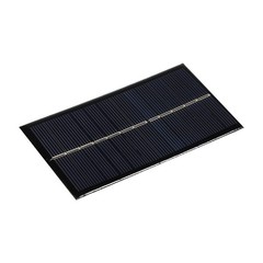 Mini Solar Cell Panel 6V 160mA 0.96W 110mm x 60mm 1pc