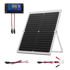 Solar Battery Maintainer 30W 12V, IP65, MPPT Smart Control for Car RV Boat