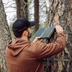 Tactacam Reveal Folding Solar Panel, 7.2W, Built-in Battery | 12V/2A output; …