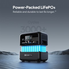 BLUETTI AC70 1000W 768Wh Portable Power Station Solar Generator for Outdoors