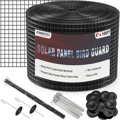 ZeroPone 8inch x 100ft Solar Panel Bird Guard, Critter Guard for Solar Panels wi