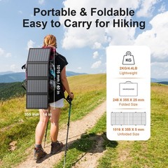DC 18V 45W 60W Portable Solar Panels Foldable USB Solar Panel for Power Station