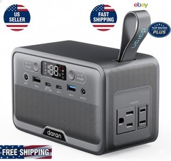 Portable Power Station 89.6Wh LiFePO4 Solar Generator 100W AC Outlet Power Bank