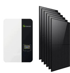 Solar kit 1x Growatt 11.4kW MIN11400TL-28X solar panel Hanersun Hitouch 440W