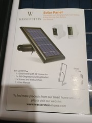 Wasserstein 3 Pack Solar Panels For Ring Spotlight Cam And Stick Up Cam Battery
