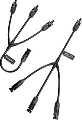 Bougerv Solar Y Branch Solar Panel Parallel Connectors (M/FFF and F/MMM)