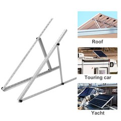 45in 2 set Adjustable Solar Panel Mounting Brackets Kit System RV Roof Boat
