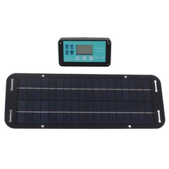 20W Solar Charger Maintainer Premium Panel For Vehicle Systems Easy To Use
