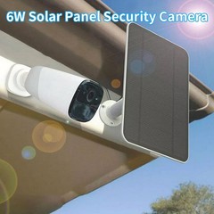 OuOudoit Solar Panel Charger Security Camera, USB-C And Micro USB Port Outdoor