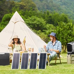 800W 4 x 200W PV Panel Kit – 100A Controller + 2M DC Cord for Home Balcony/RV4n5
