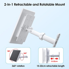 6W Solar Panel for Ring Spotlight Cam Battery Stick Up Cam Battery High
