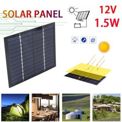 1/3/4/5/10 Pcs 12V 1.5W Mini Power Solar Panel DIY Small Cell Module Charger