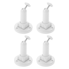 4Pcs Rotating Solar Panel Holder White ABS Durable Mount Stand for Outdoor Use