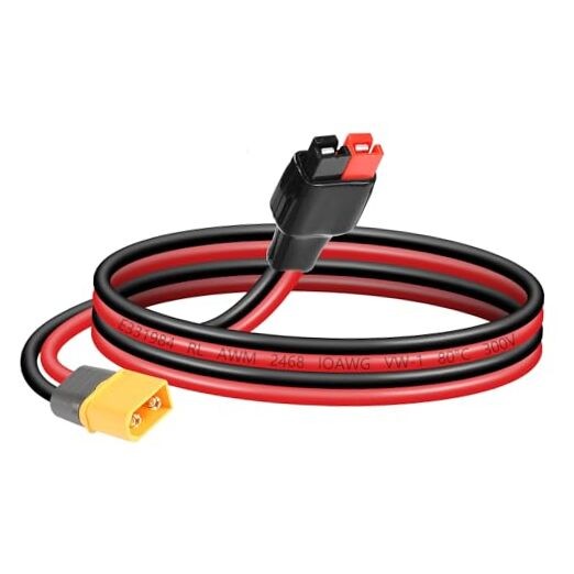 XT60 Male to Solar Panel Adapter,10AWG XT60 Male to Solar Panel Connector