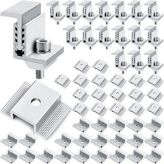 Soporte de panel solar de aluminio de 1.06 pulgadas con soportes de montaje