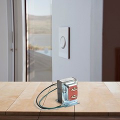 Shielded 16V 30VA Doorbell Transformer for Reliable Video Doorbell Power Supply