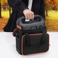 Waterproof Nylon Travel Bag for Jackery Explorer 160/240/300 – 3 Compartments