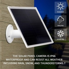 6W Solar Panel Charger, Solar Panel with Micro USB & USB-C Port for DC 5V Out…