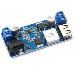 Wide Voltage Input Range 24V to 5V 5A Step Down Converter USB Charging