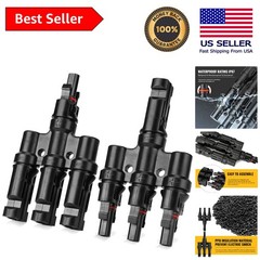 Robust Waterproof Solar Y Branch Connectors – 18 Tech Support Included