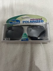 New Solar Shield Mirrored Polarize X 10 54 Square