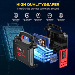-167Wh-Portable-Power-Station-Outdoor-Camping-Solar-Generators – 200W Peak Power