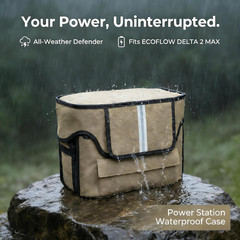 Durable Waterproof Case for EF ECOFLOW DELTA 2 MAX – Heavy-Duty Marine Canvas