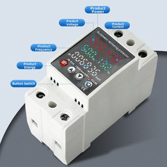 PA66 Overvoltage Protector AC 80-300V 63A for Shutter and Heating Systems