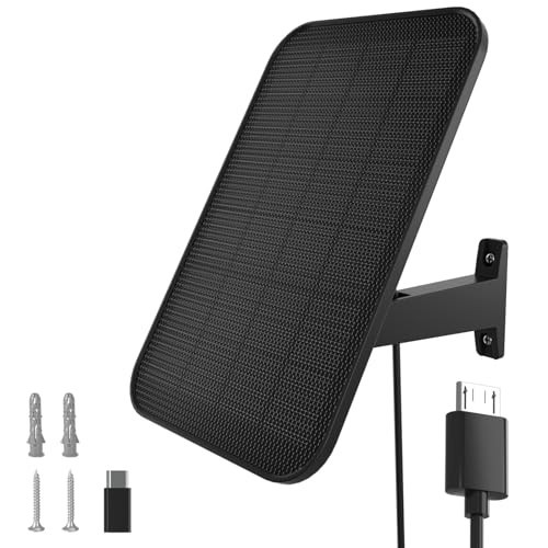 3.2W Solar Panel for Security Camera Compatible with Arlo Pro/Pro 2, Waterpro…
