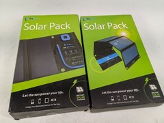 BigBlue 28W Solar Pack Solar Charger 3 USB Ports Solar Charger w/ Ammeter