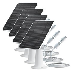 Solar Panel Charger Compatible with Eufycam 3/3C/2C/2C Pro/E40/E20/2/2 Pro/E/…