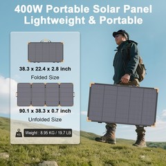 2 x 400w Solar Panels Kits for EcoFlow DELTA Pro 3600Wh Power Station Generator