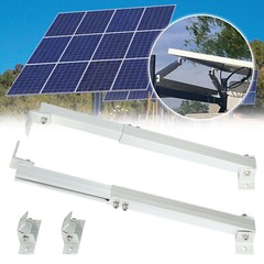 Solar Panel Mounting Brackets Kit System Aluminum Adjustable For Roof RV Boat