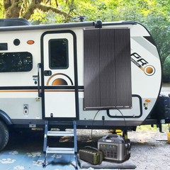 12V 200W Flexible Solar Panel Mono Caravan Camping Home Battery Charger 100 Watt