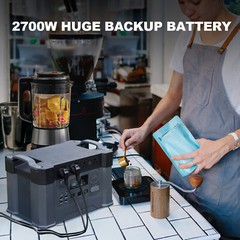 ALLPOWERS 2400W Portable Power Station Generator RV With 2X 140W Solar Panel
