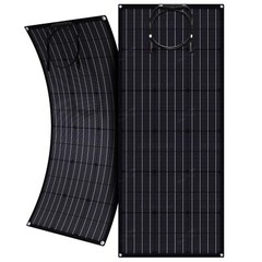 100-Watt ETFE Flexible Solar Panel, Ultra Light & Thin, Off-Grid, Monocrystaline