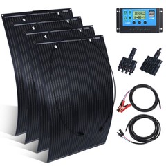 400W 200W Watt Mono Solar Panel 12 Volt Battery Charger Controller RV Home Boat