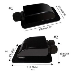2025 New Hole Durable Roof Cable Entry Gland ABS Junction Box For Solar
