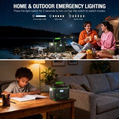 Solar Generator 999Wh | 1000W Portable Power Station, (Peak 2000W) PD 60W Backup